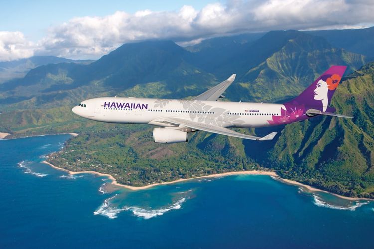 Maskapai Hawaiian Airlines.