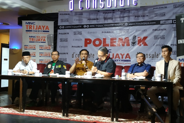 Dewan Syura DPP Partai Kebangkitan Bangsa (PKB) Maman Imanulhaq di diskusi bertajuk Ngebut Munas Parpol di Kawasan Menteng, Jakarta Pusat, Sabtu (20/7/2019)