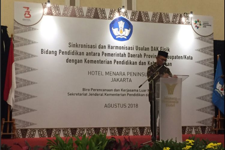 Sinkronisasi dan Harmonisasi Usulan DAK Fisik Bidang Pendidikan antara pemda dengan Kemendikbud (12-25/8/2018)