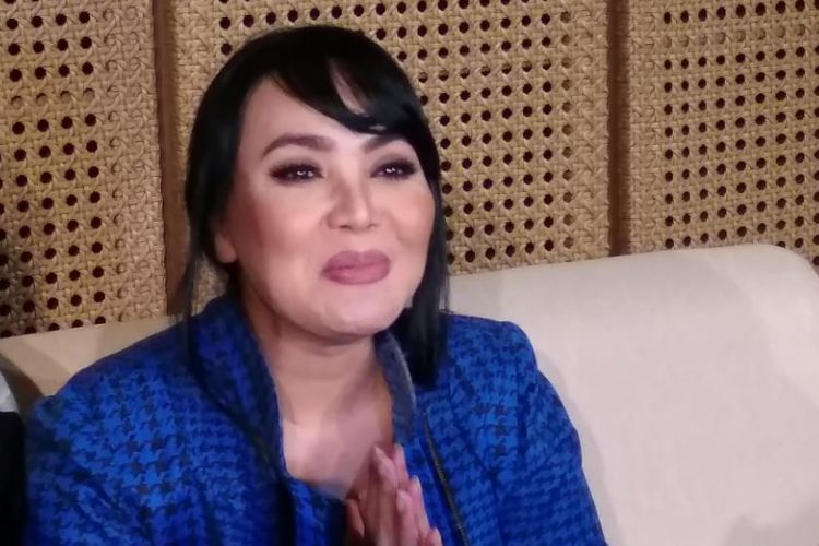 Dewi Gita jumpa pers Konser Satu Hati Satu Cinta di Galeri Indonesia Kaya, Thamrin, Jakarta Pusat, Rabu (21/11/2018).