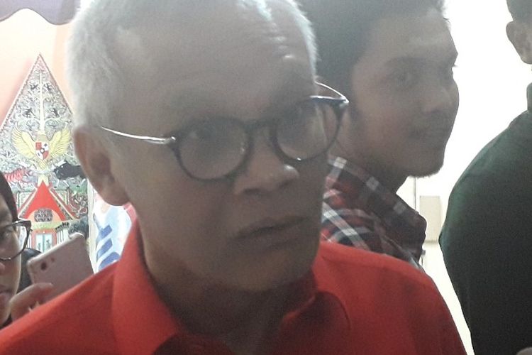 Ketua DPP PDI-P Aria Bima saat ditemui selepas sebuah diskusi di kawasan Kebayoran, Jakarta Selatan, Jumat (2/8/2019).