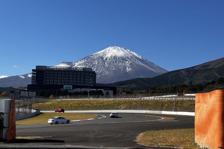 Gunung Fuji dari sisi Prefektur Shizuoka, Jepang.