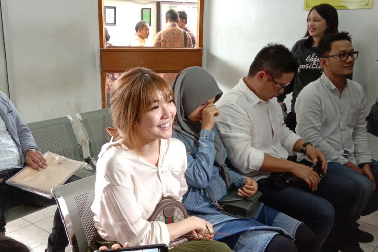 Gisella Anastasia alias Gisel menghadiri sidang cerai di Pengadilan Negeri (PN) Jakarta Selatan, Rabu (9/1/2019).