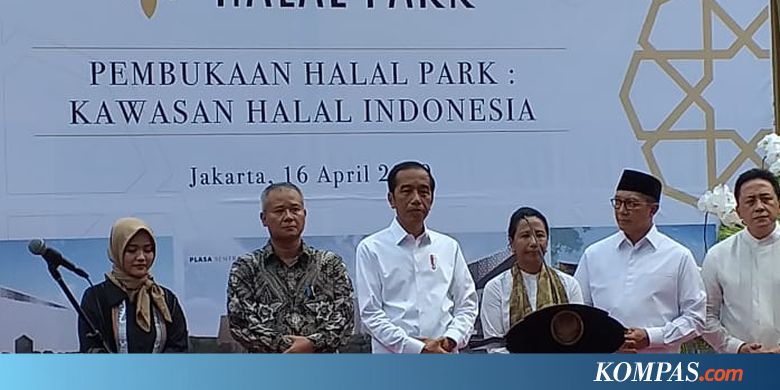 Presiden Jokowi Resmikan Pembangunan Distrik Halal di Kawasan GBK