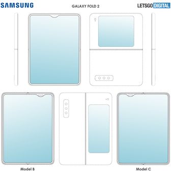 Samsung diketahui telah mengajukan paten rancangan ponsel layar lipat Galaxy Fold 2