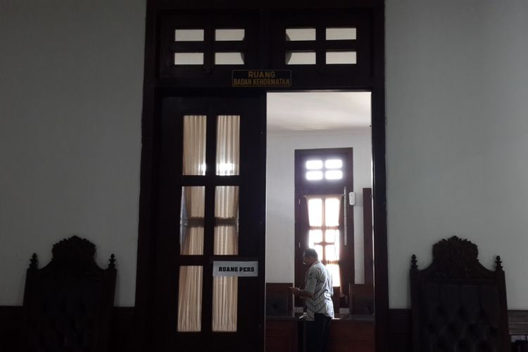 Ruang Badan Kehormatan (BK) di gedung DPRD Kota Malang yang akan difungsikan sebagai press room, Kamis (6/9/2018)