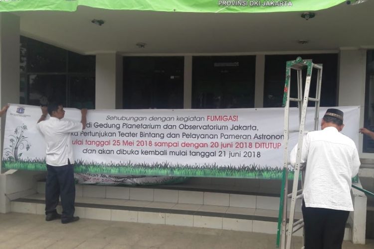 Penutupan Planetarium dan Observatorium, sampai libur Lebaran 2018.