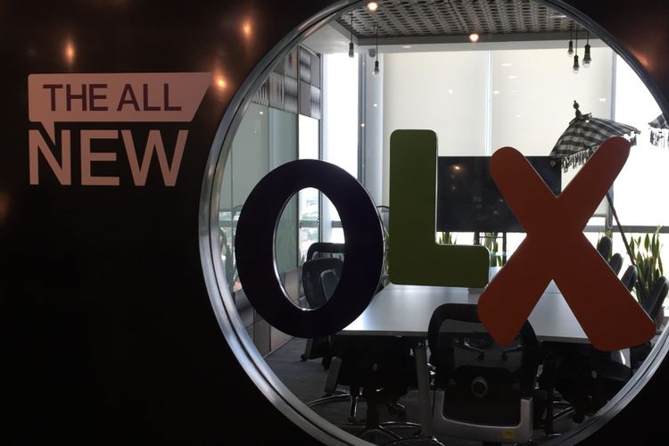 Logo OLX, perusahaan yang bergerak di bisnis iklan baris digital.