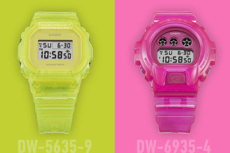 Casio G-Shock DW-5635-9 dan DW-6935-4, dua jam tangan edisi terbatas yang hanya dibuat 35 unit untuk masing-masing model, dan dijual dengan cara diundi.