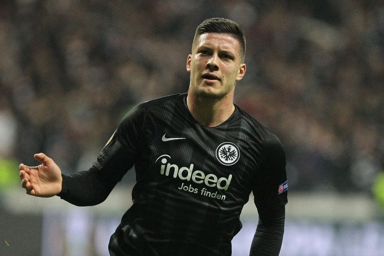 Penyerang Eintracht Frankfurt, Luka Jovic.