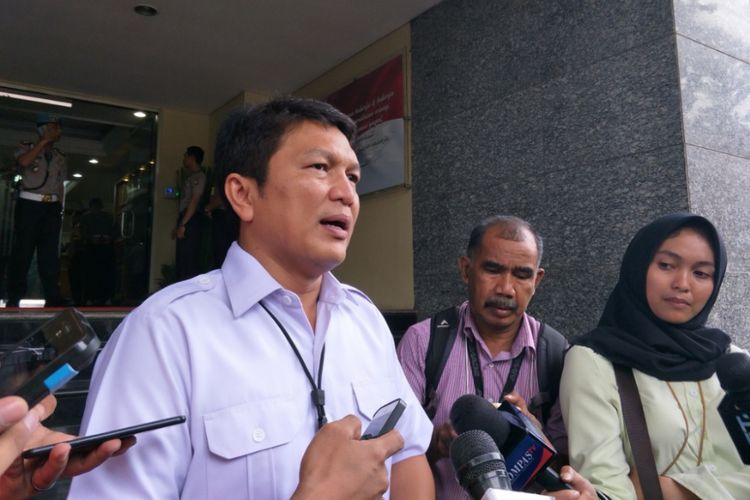 Direktur Reserse Kriminal Umum Kombes Nico Afinta di Mapolda Metro Jaya, Rabu (21/3/2018).
