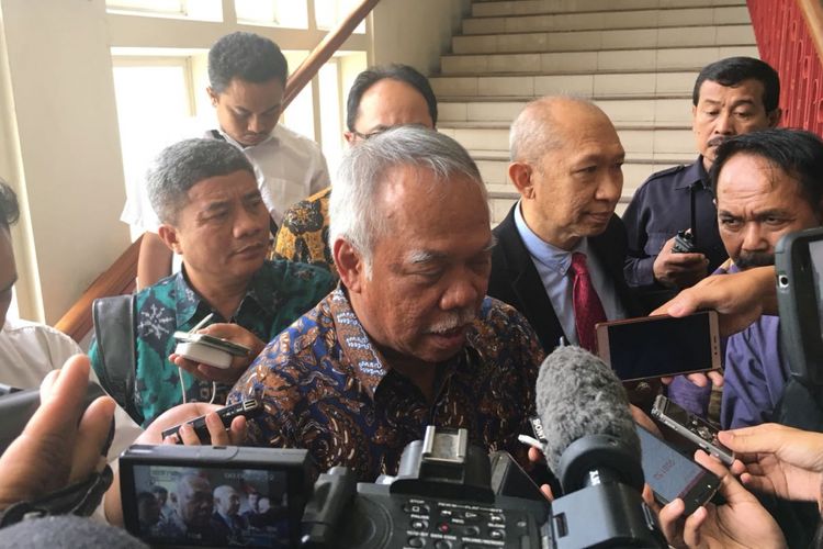Menteri PUPR Basuki Hadimuljono di UGM, Yogyakarta, Selasa (20/2/2018)