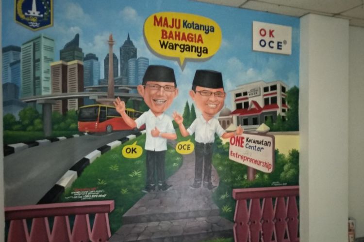 Kondisi kantor sekretariat OK OCE di Kecamatan Koja, Jakarta Utara, Rabu (29/11/2017). Ruangan ini akan digunakan untuk program One Kecamatan One Center for Entrepreneurship yang digagas Gubernur dan Wakil Gubernur DKI Jakarta, Anies-Sandi.