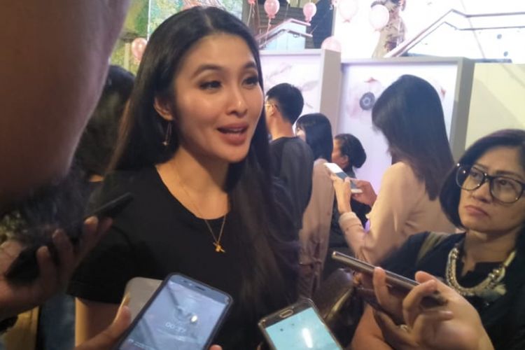 Sandra Dewi saat ditemui di Plaza Indonesia, Jakarta Pusat, Kamis (30/8/2018).