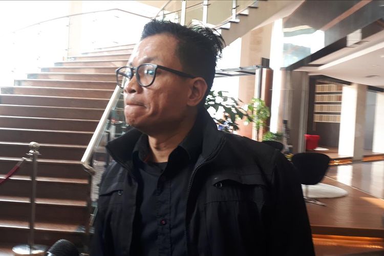 Direktur Eksekutif Amnesty International Indonesia Usman Hamid di Polda Metro Jaya, Selasa (9/7/2019).