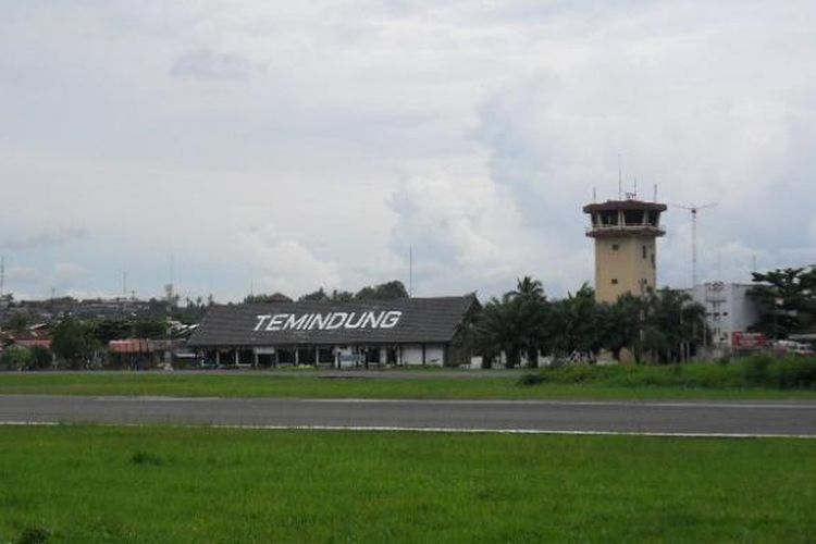 Bandara Temindung, Samarinda, Kalimantan Timur.