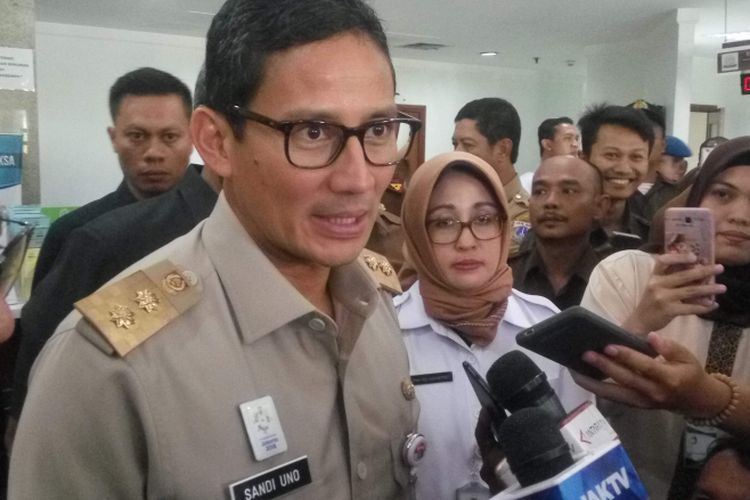 Wakil Gubernur DKI Jakarta Sandiaga Uno