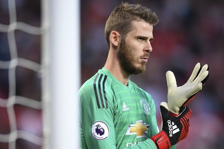 David De Gea akan terus dimainkan oleh Solskaer meskipun kerap kali melakukan kesalahan fatal di beberapa pertandingan terakhir, Jumat (26/4/2019)