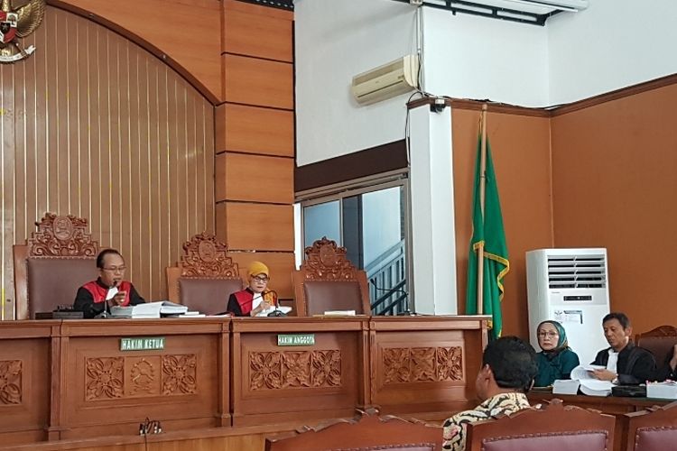Said Iqbal menjadi saksi dalam sidang Ratna Sarumpaet di Pengadilan Negeri Jakarta Selatan, Selasa (9/4/2019)