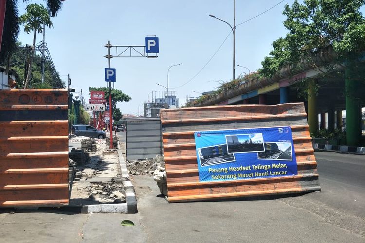 Kondisi Jalan Kramat Raya, Senen, Jakarta Pusat, Selasa (10/9/2019).