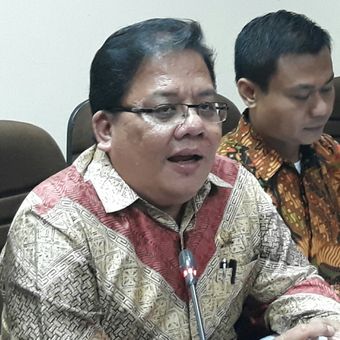 Anggota Ombudsman RI Adrianus Meliala dalam konferensi pers di Kantor Ombudsman RI, Jakarta, Jumat (20/7/2018). 