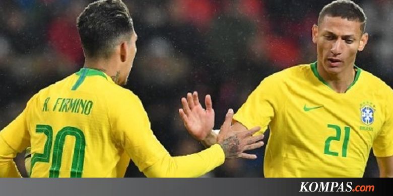 Ceko Vs Brasil, Firmino-Gabriel Jesus Bawa Tim Samba Menang