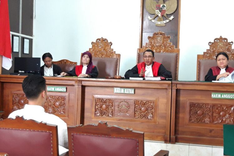 Richard Muljadi saat sidang replik di Pengadilan Negeri Jakarta Selatan, Kamis (7/2/2019)