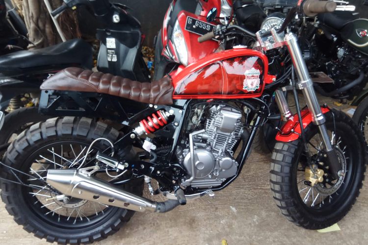 90 Gambar modifikasi motor retro classic Terbaru