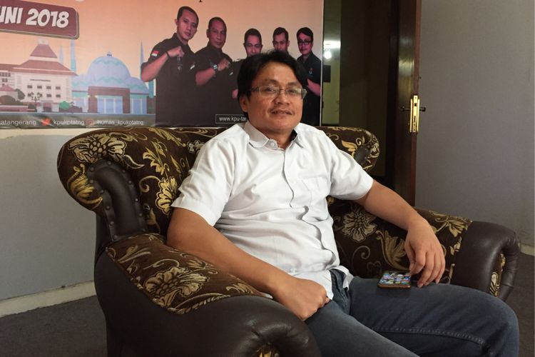 Komisioner KPU Kota Tangerang Divisi Perencanaan dan Data Ahmad Syailendra