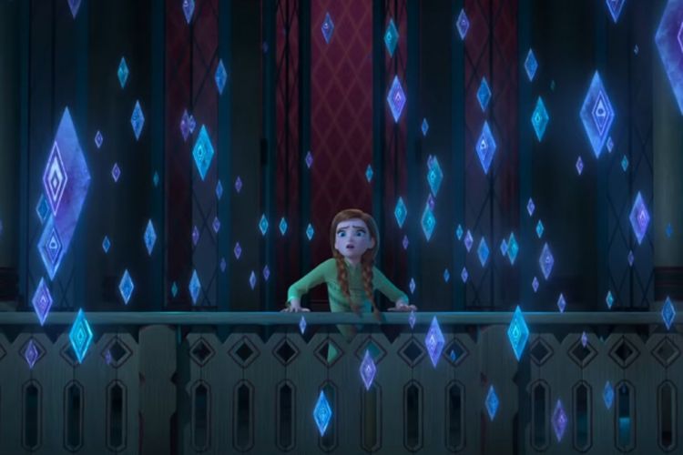 Cuplikan trailer film Frozen II.