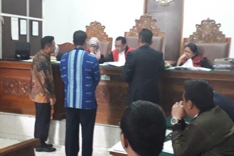 Sidang perdana kasus dugaan pelecehan seksual yang menimpa RA, pegawai kontrak Dewan Pengawas BPJS Ketenagakerjaan di PN Jakarta Selatan, Rabu (6/3/2019).