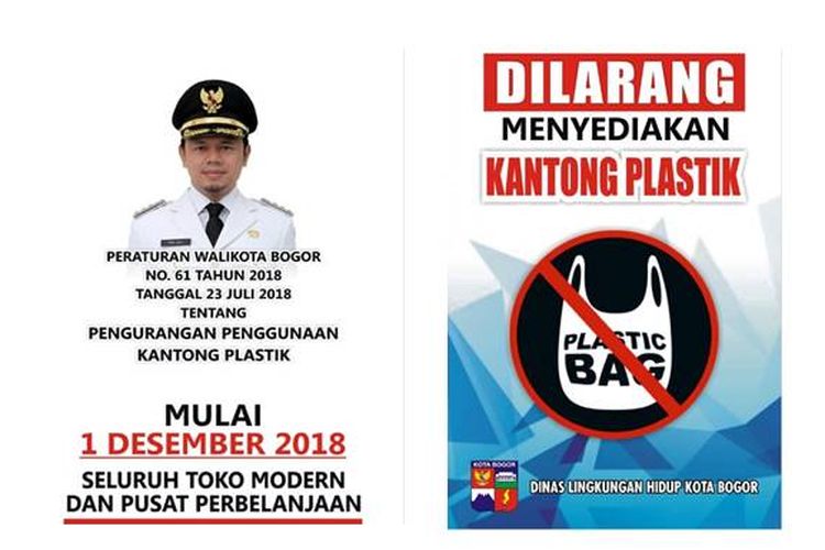 Pemerintah Kota Bogor berinisiatif menggerakkan masyarakat untuk kurangi penggunaan kantong plastik di pusat perbelanjaan.