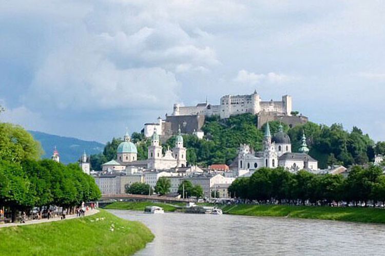 Kota Salzburg di Austria.