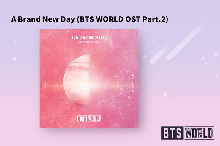 A Brand New Day, soundtrack kedua mobile game BTS WORLD keluaran Netmarble.