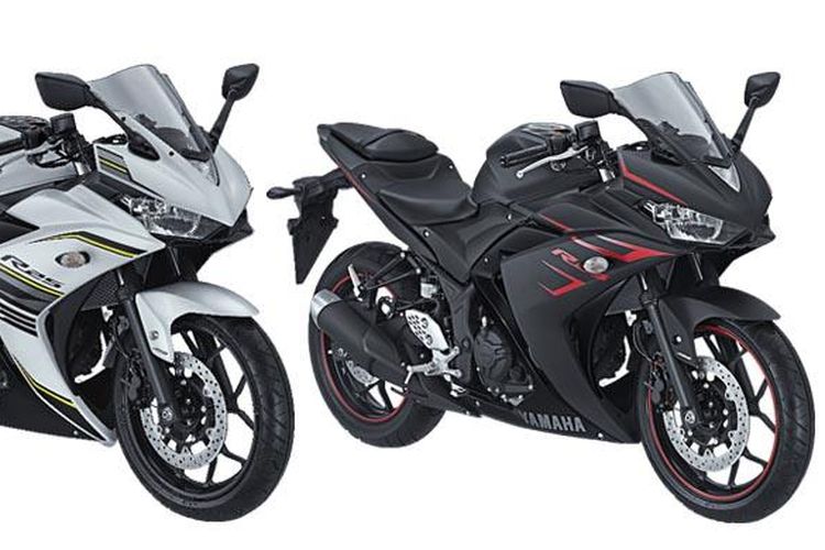 Warna baru Yamaha R25, Putih dan hitam doff.