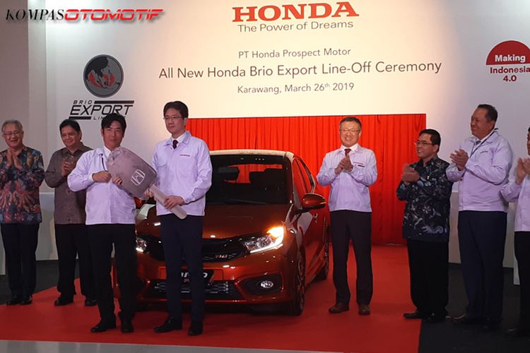 Ekspor perdana All New Honda Brio 