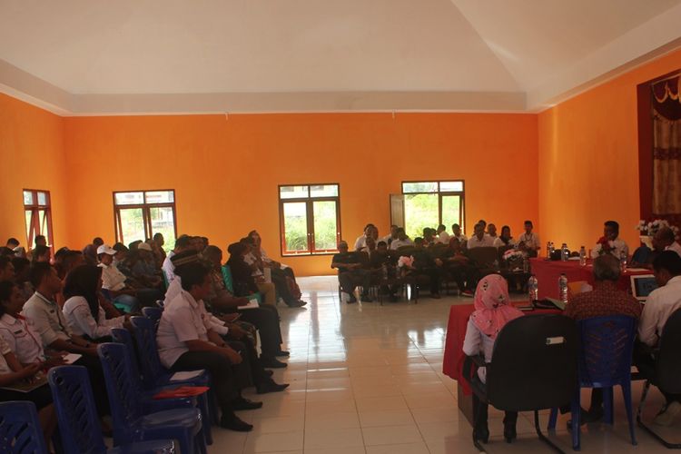 Kegiatan Musrenbang di Kecamatan Seimengaris, Kabuaten Nunukan. Sejumlah kepala desa mengeluhkan minimnya kontribusi tanggung jawab sosial atau corporate social responsibility (CSR) perusahaan yang beroperasi di wilayah perbatasan.