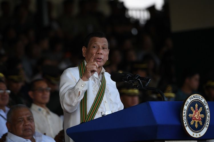 Presiden Filipina Rodrigo Duterte.