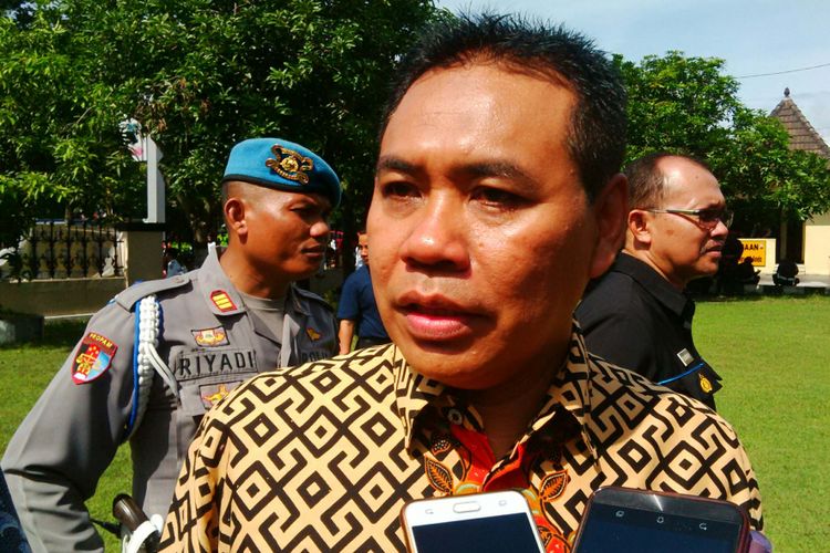 Ketua Komisi Pemilihan Umum Daerah Surakarta Agus Sulistyo di Solo, Jawa Tengah, Jumat (5/1/2018).