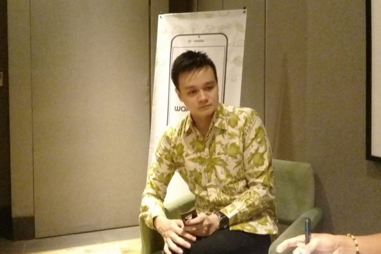 Anthony Gunawan, CEO Wakuliner saat berbincang dengan sejumlah media sebelum memperkenalkan secara resmi e-commerce Wakuliner di Jakarta, Rabu (9/8/2017). 