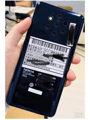 Bocoran punggung Nokia dengan lima lensa kamera belakang