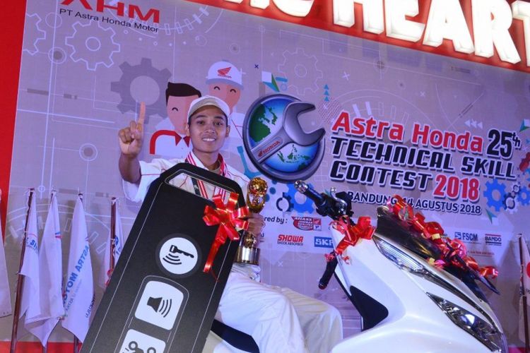 Mekanik DAM Masngudin, rebut gelar Astra Honda Technical Skill Contest 2018
