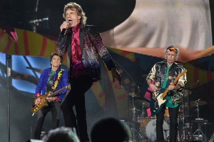 Band rock legendaris The Rolling Stones menggelar konser gratis di kompleks olahraga Ciudad Deportiva di Havana, Kuba, Jumat (25/3/2016).