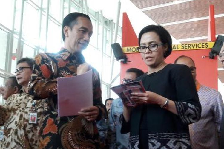 Presiden Joko Widodo saat menghadiri Indonesia Fintech Festival and Conference di ICE, Serpong, Tangerang, Selasa (30/8/2016).