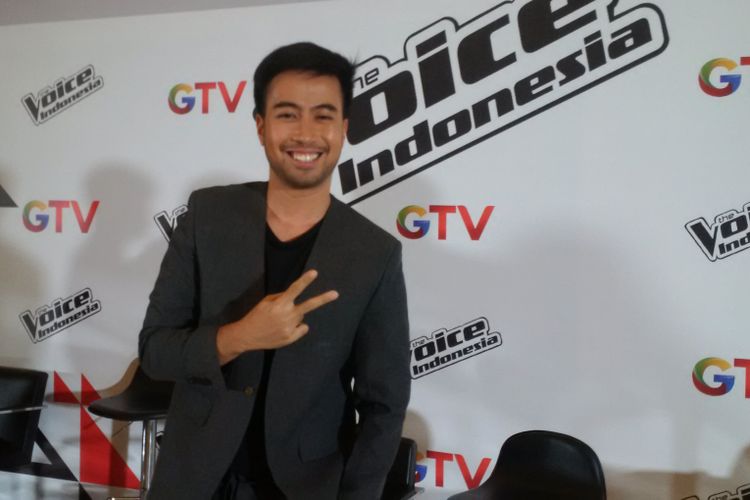 Vidi Aldiano berpose ketika menghadiri jumpa pers The Voice Indonesia di di Auditorium MNC Tower I, Kebon Jeruk, Jakarta Barat, Rabu (12/9/2018).
