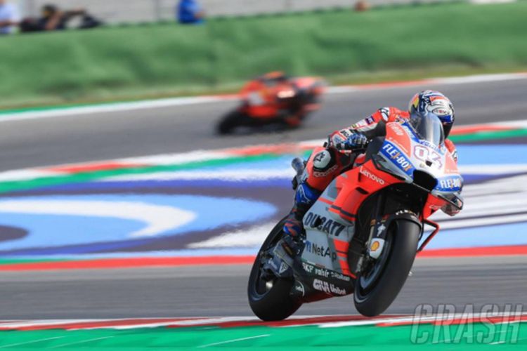 Andrea Dovizioso di GP San Marino, Sabtu (8/9/2018)