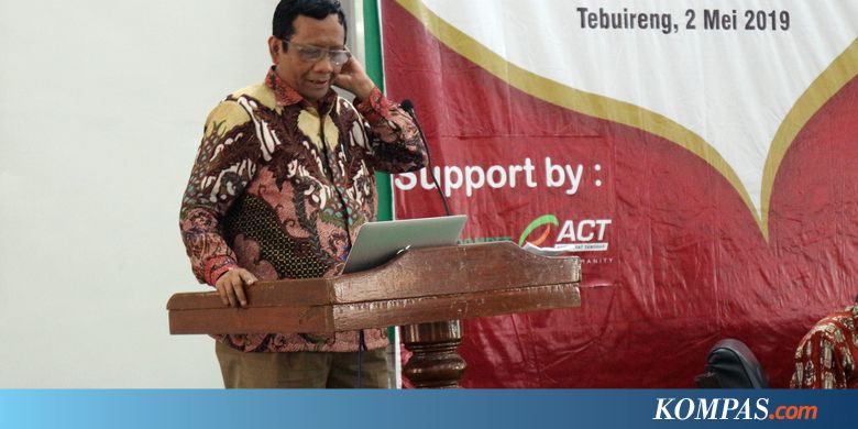 Mahfud MD Sebut Pembahasan RUU-PKS Perlu Diteruskan, Ini Sebabnya