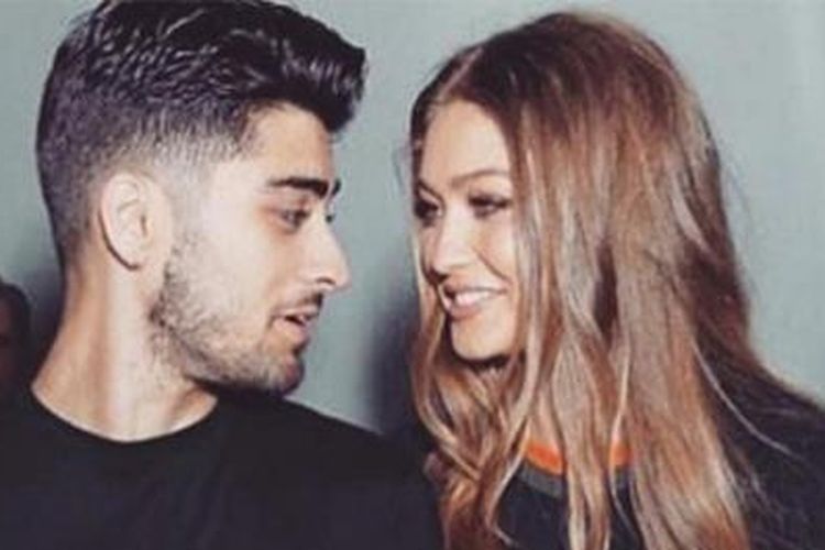 Zayn Malik (kiri) dan Gigi Hadid