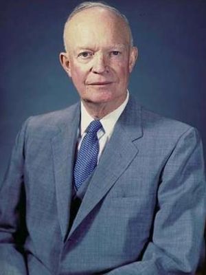 Dwight David Eisenhower, 1959. (US Naval Center Photograph)