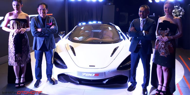 Seremoni peluncuran McLaren 720S di Jakarta, Rabu (26/7/2017)